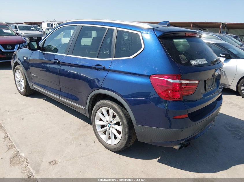 Vin: 5uxwx9c5xd0a27831, lot: 46287946, bmw x3 xdrive28i 20133