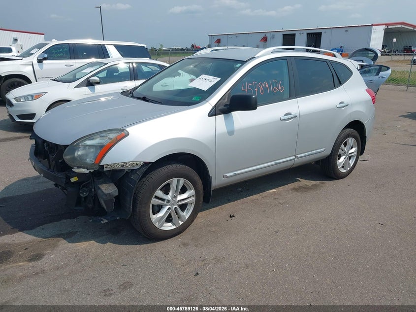 Vin: jn8as5mv6fw767041, lot: 46287950, nissan rogue select s 20152
