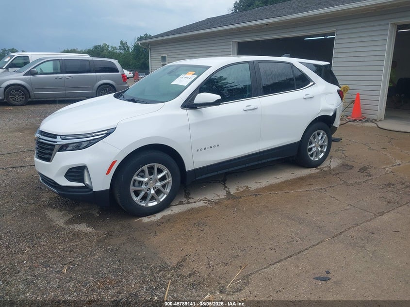 Vin: 3gnaxkev8nl242990, lot: 46287965, chevrolet equinox fwd lt 20222