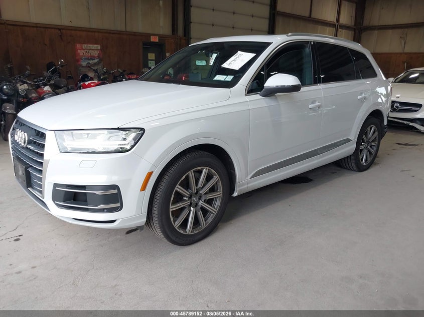 Vin: wa1laaf73kd004506, lot: 46287976, audi q7 55 premium/55 se premium 20192