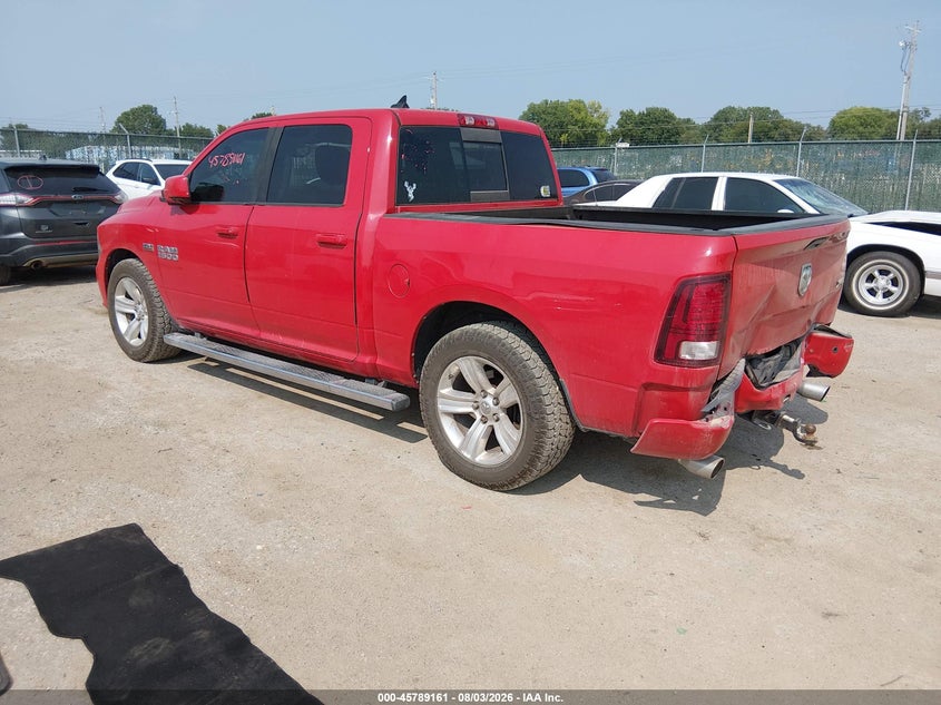 Vin: 1c6rr7mt3ds725748, lot: 46287985, ram 1500 sport 20133