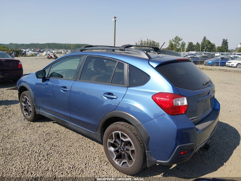 Vin: jf2gpabc6gh252369, lot: 46287986, subaru crosstrek 2.0i premium 20163