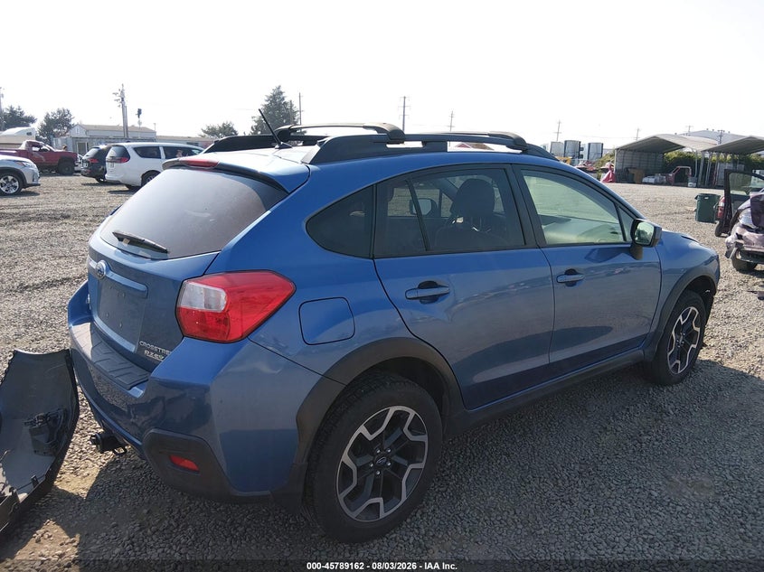 Vin: jf2gpabc6gh252369, lot: 46287986, subaru crosstrek 2.0i premium 20164