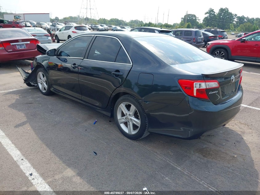 Vin: 4t1bf1fk9eu728739, lot: 46288051, toyota camry se 20143