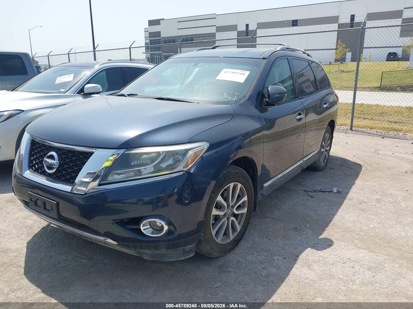 Vin: 5n1ar2mm4ec705629, lot: 46288072, nissan pathfinder sl 20142