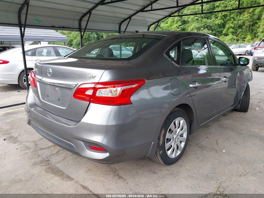 Vin: 3n1ab7ap5hl721421, lot: 46288093, nissan sentra sv 20174