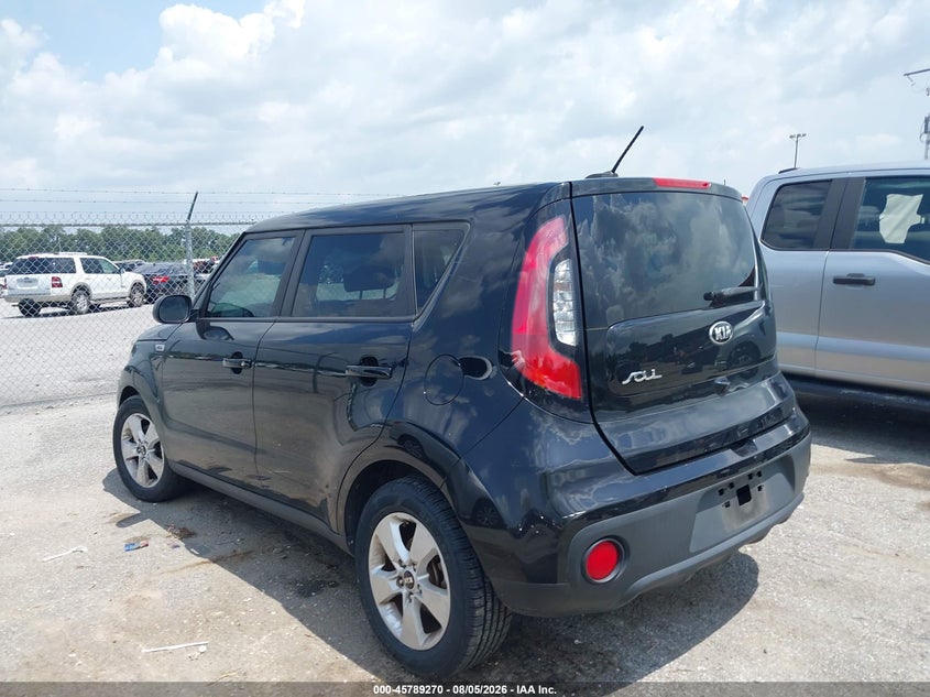 Vin: kndjn2a21k7644828, lot: 46288094, kia soul 20193