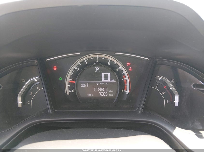2018 HONDA CIVIC SEDAN 2.0L I-4 DOHC, VVT, 158HP