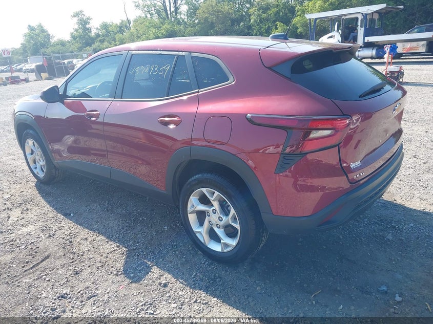 Vin: kl77lfe29rc136980, lot: 46288183, chevrolet trax fwd sp 20243