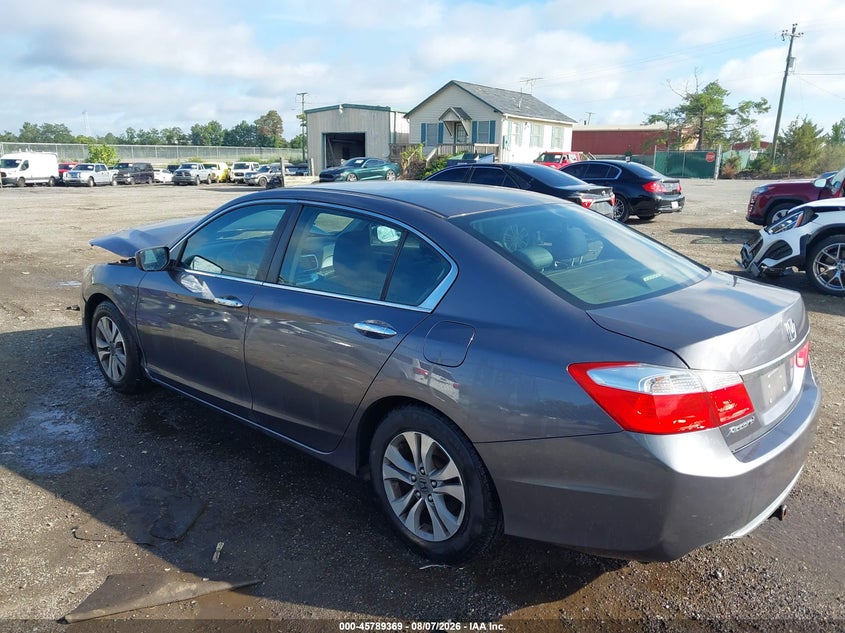 Vin: 1hgcr2f38ea227164, lot: 46288194, honda accord lx 20143