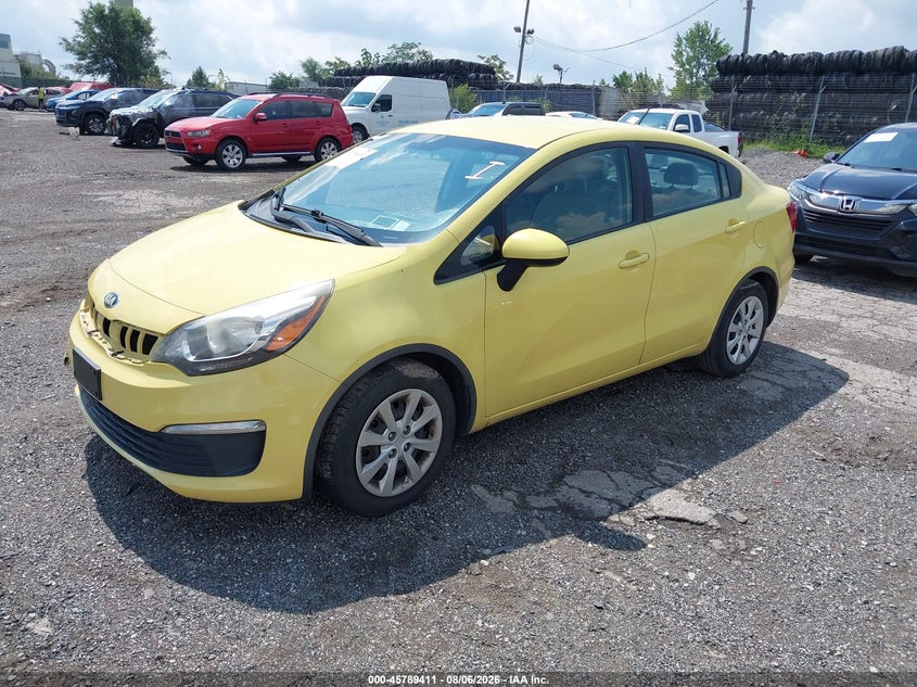 Vin: knadm4a32g6553405, lot: 46288235, kia rio lx 20162