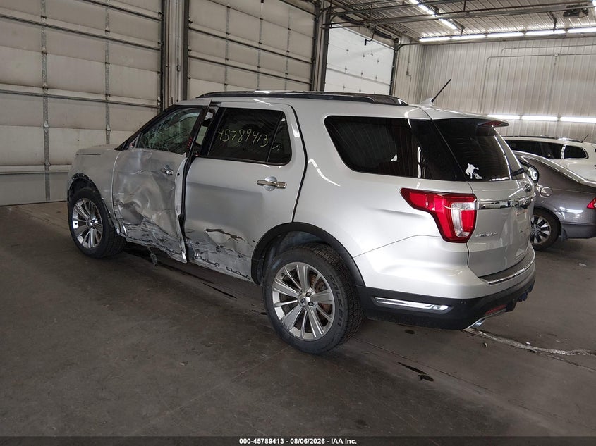 Vin: 1fm5k8f88kgb41786, lot: 46288237, ford explorer limited 20193