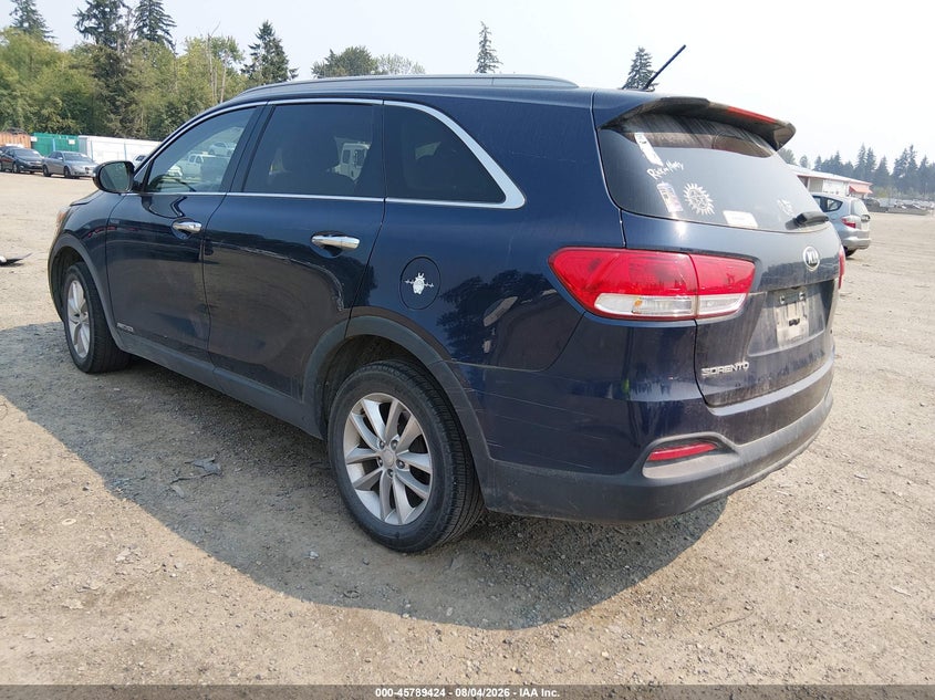 Vin: 5xypgda54hg322495, lot: 46288248, kia sorento 3.3l lx 20173