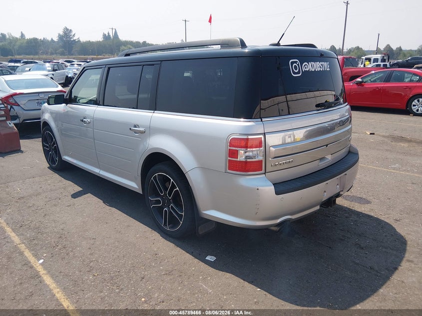Vin: 2fmhk6dt6fba02780, lot: 46288290, ford flex limited 20153