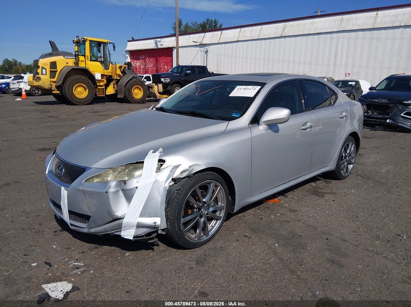 2008 LEXUS IS SEDAN 2.5L V-6 DI, DOHC, VVT, 204HP