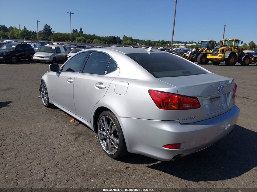 2008 LEXUS IS SEDAN 2.5L V-6 DI, DOHC, VVT, 204HP