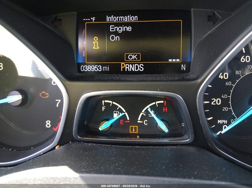 2017 FORD ESCAPE SPORT UTILITY VEHICLE 2.5L I-4 DOHC, VVT, 168HP