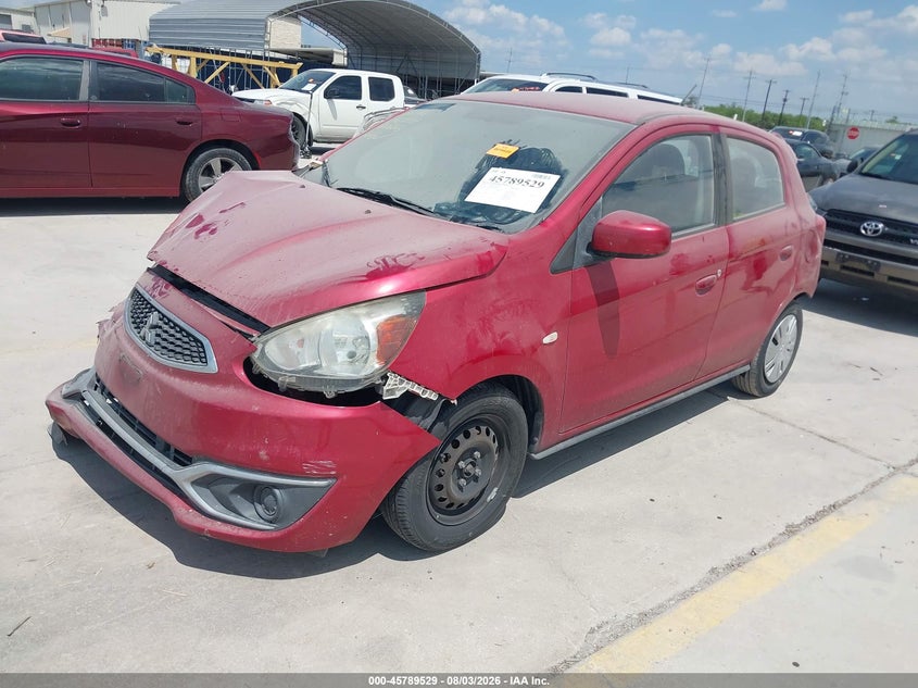 Vin: ml32a3hj6jh006864, lot: 46288353, mitsubishi mirage es 20182