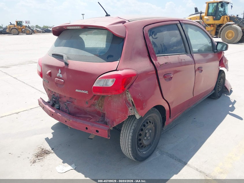 Vin: ml32a3hj6jh006864, lot: 46288353, mitsubishi mirage es 20184
