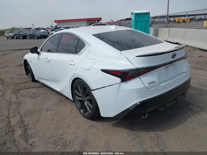 Vin: jthgz1b28m5040665, lot: 46288378, lexus is 350 f sport 20213