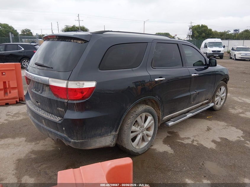 Vin: 1c4rdhdg8dc687797, lot: 46288391, dodge durango crew 20134