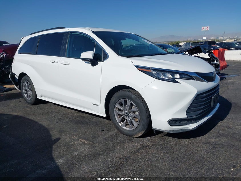 Vin: 5tdkskfc0ms039481, lot: 46288419, toyota sienna le 2021 img_1