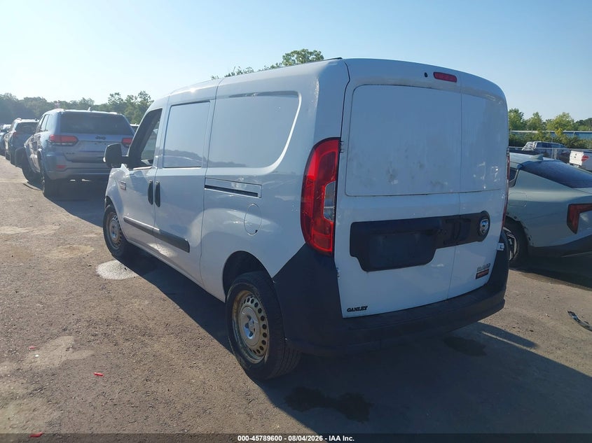 Vin: zfbhrfabxl6p26786, lot: 46288424, ram promaster city tradesman 20203
