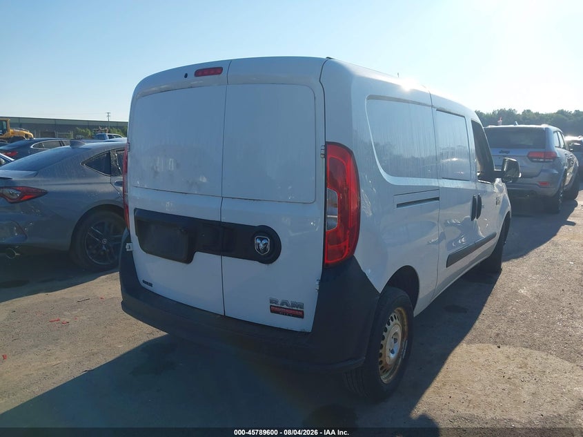 Vin: zfbhrfabxl6p26786, lot: 46288424, ram promaster city tradesman 20204