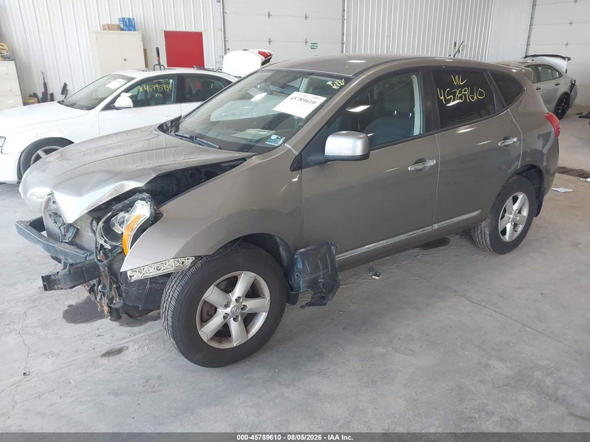 Vin: jn8as5mv2dw151480, lot: 46288434, nissan rogue s 20132