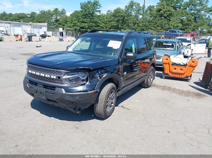 Vin: 3fmcr9bn8sre59887, lot: 46288435, ford bronco sport big bend 20252