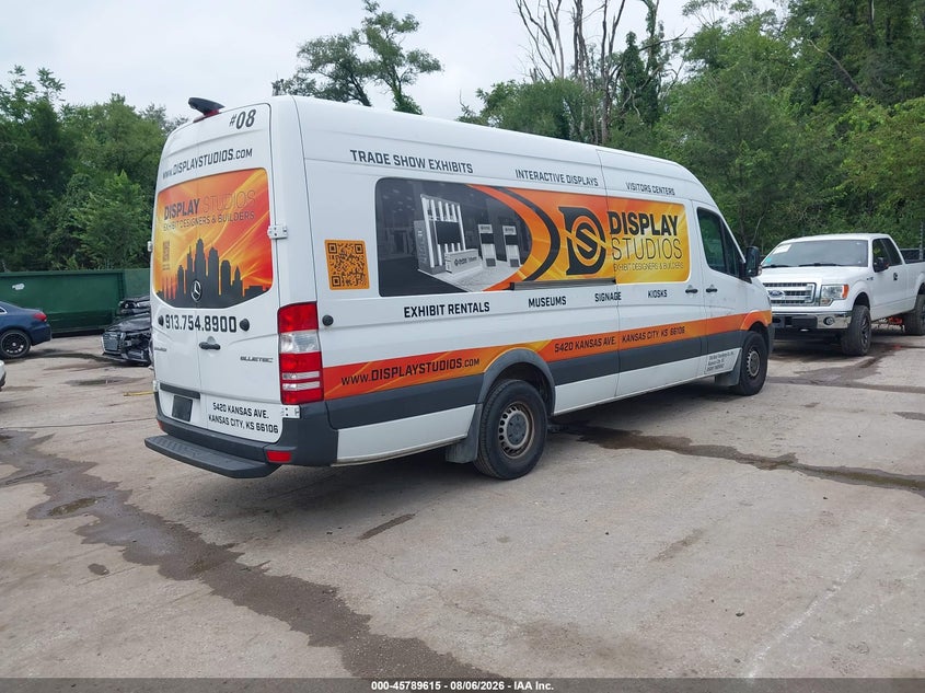 Vin: wd3pe8dd5gp339439, lot: 46288439, mercedes-benz sprinter 2500 high  roof 20164