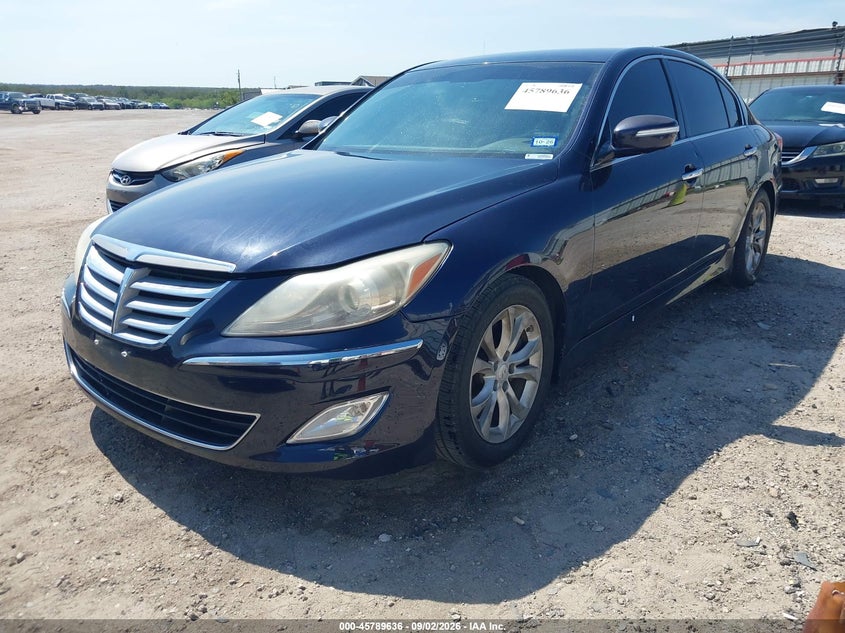 Vin: kmhgc4ddxdu229905, lot: 46288459, hyundai genesis 3.8 20132