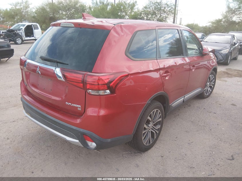 Vin: ja4az3a37jz036540, lot: 46288460, mitsubishi outlander se 20184