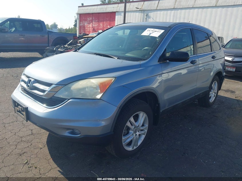 2011 Honda CR-V, Front & Rear, IAAI, VIN 5J6RE4H50BL051963 — photo 2