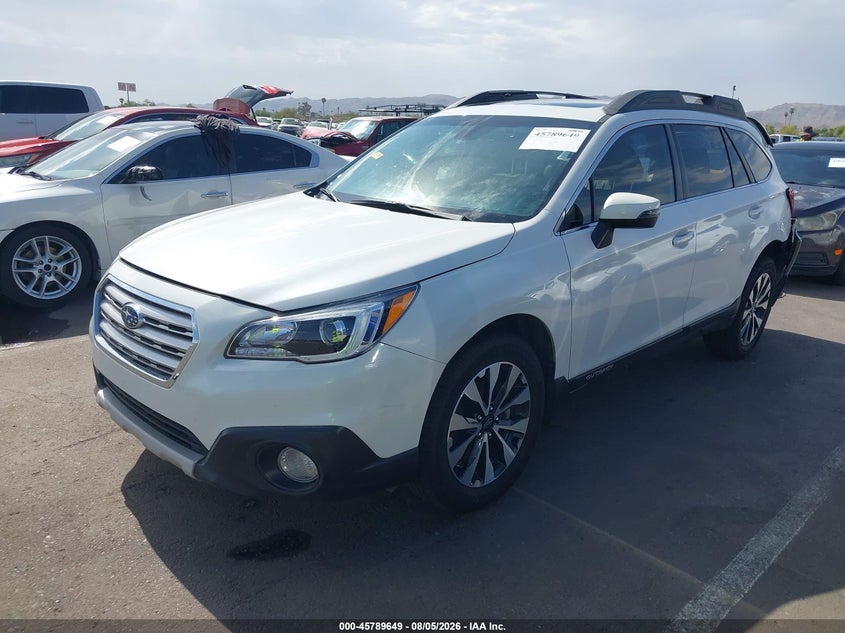 Vin: 4s4bsanc9h3357405, lot: 46288473, subaru outback 2.5i limited 20172