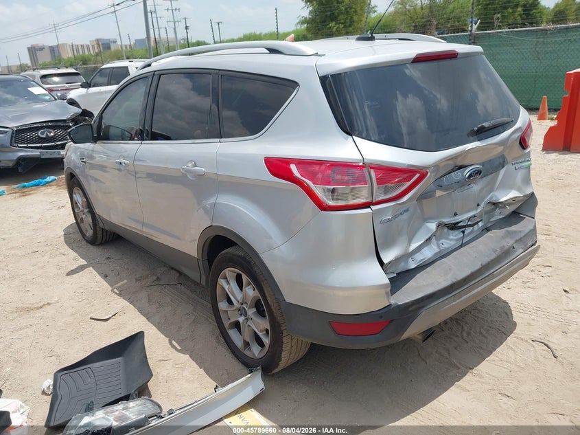 Vin: 1fmcu0j9xeue25333, lot: 46288484, ford escape titanium 20143
