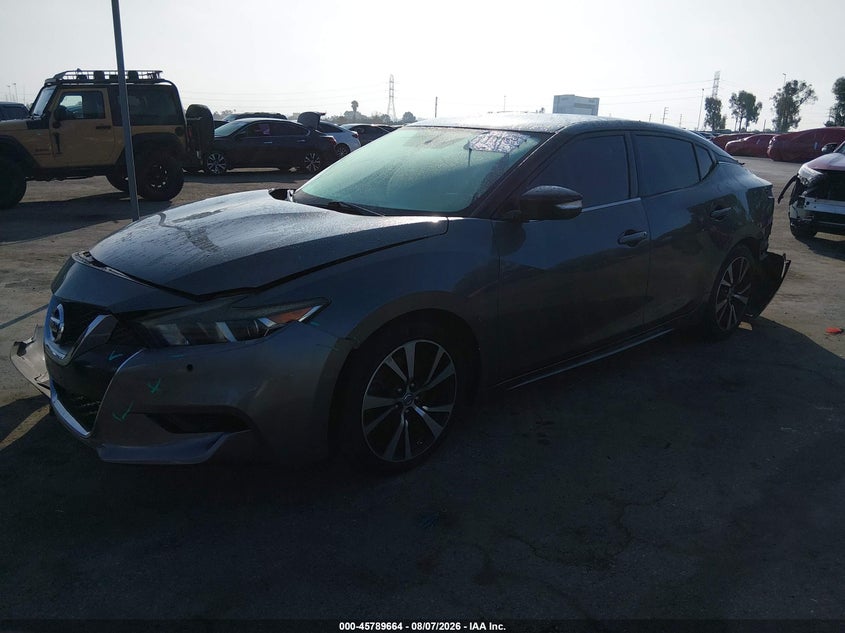 Vin: 1n4aa6ap1hc443080, lot: 46288488, nissan maxima 3.5 sv 20172