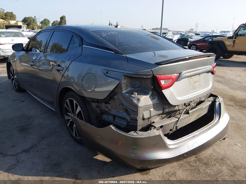 Vin: 1n4aa6ap1hc443080, lot: 46288488, nissan maxima 3.5 sv 20173