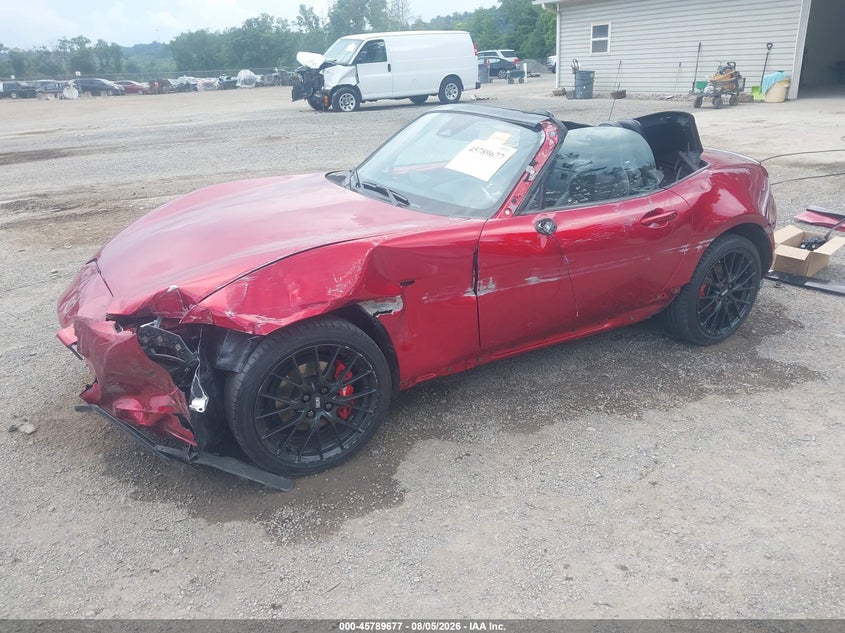 Vin: jm1ndac79s0657830, lot: 46288501, mazda mx-5 miata club 20252