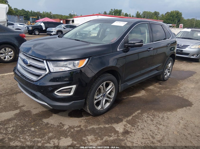Vin: 2fmpk3k9xgbb83031, lot: 46288528, ford edge titanium 20162
