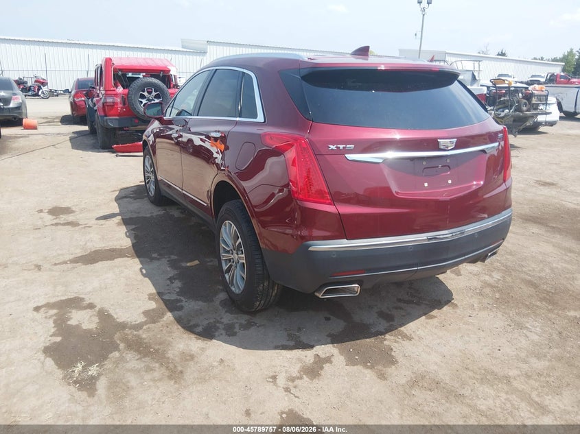 Vin: 1gyknbrsxhz290498, lot: 46288581, cadillac xt5 luxury 20173