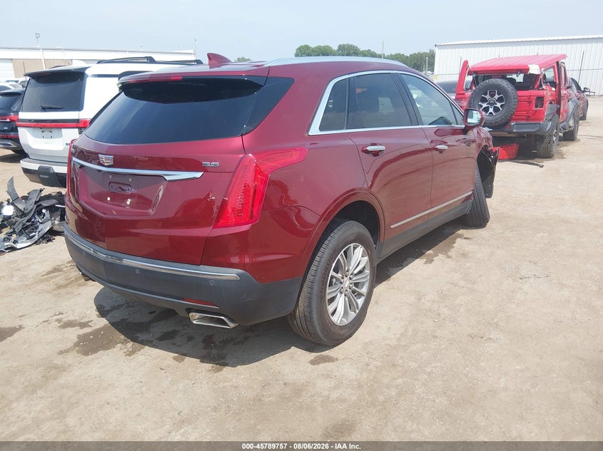 Vin: 1gyknbrsxhz290498, lot: 46288581, cadillac xt5 luxury 20174