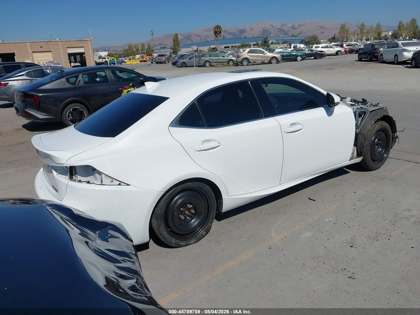 Vin: jthba1d26h5043195, lot: 46288583, lexus is 200t 20174