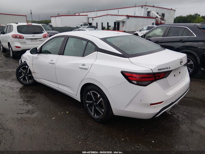 Vin: 3n1ab8cvxsy360019, lot: 46288648, nissan sentra sv 20253