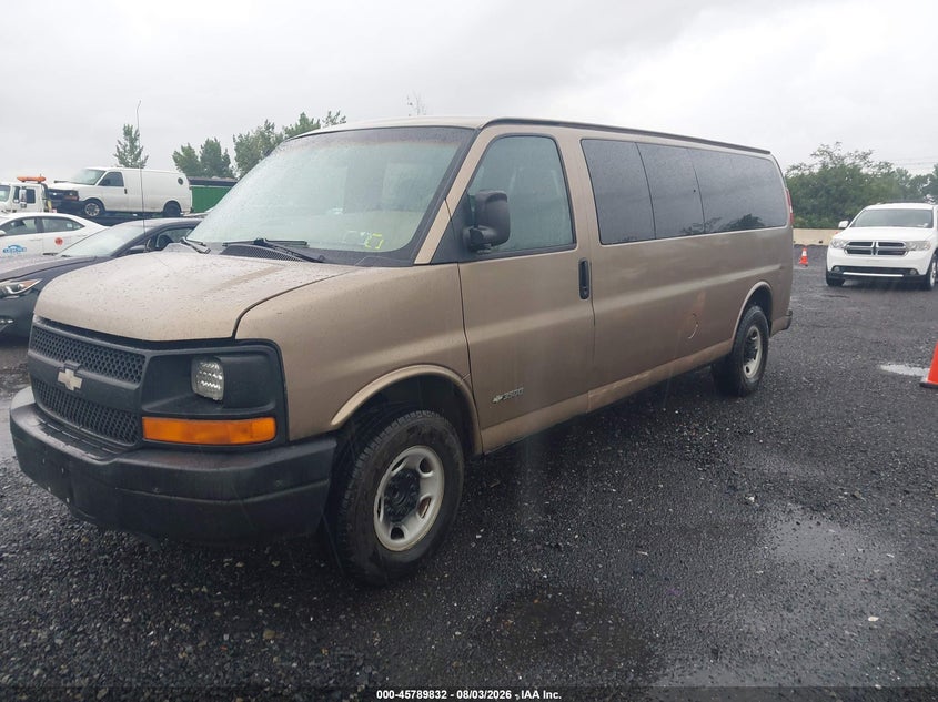 2003 Chevrolet Express, Обычный износ, IAAI, VIN 1GAHG39U331147894 — фото 2