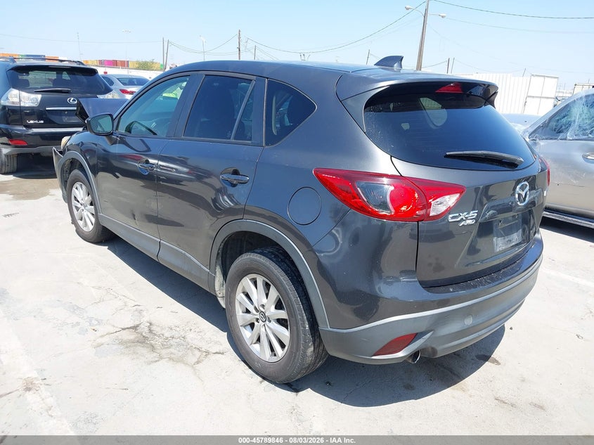 Vin: jm3ke4cy8f0546404, lot: 46288670, mazda cx-5 touring 20153
