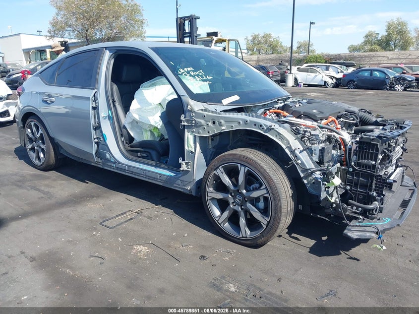 Vin: 19xfl4h90se007553, lot: 46288675, honda civic hybrid sport touring 2025 img_1
