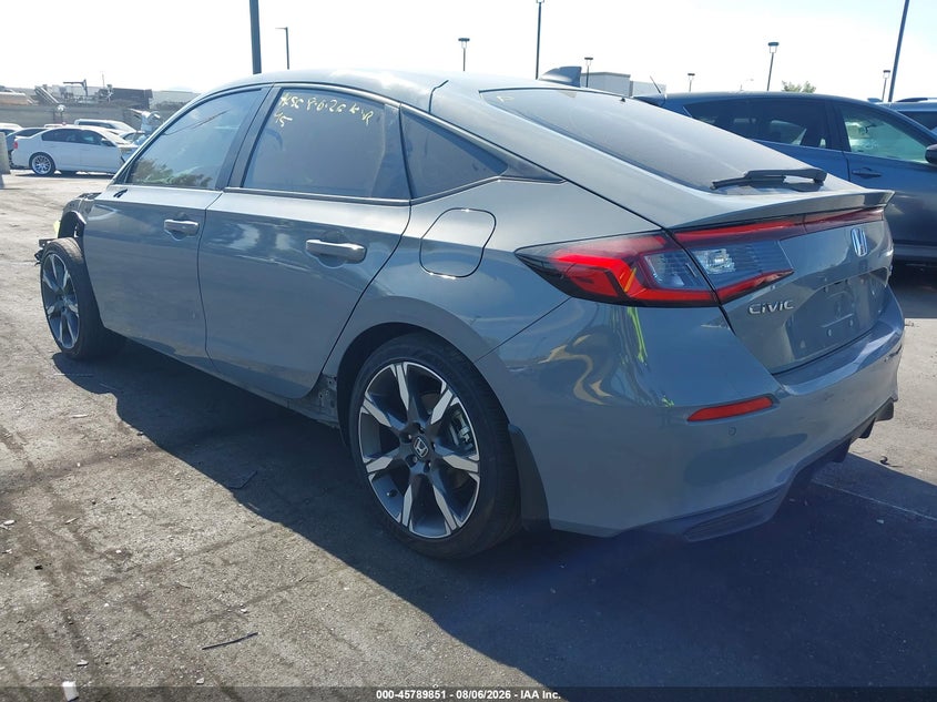 Vin: 19xfl4h90se007553, lot: 46288675, honda civic hybrid sport touring 20253