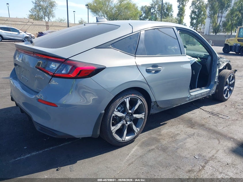 Vin: 19xfl4h90se007553, lot: 46288675, honda civic hybrid sport touring 20254