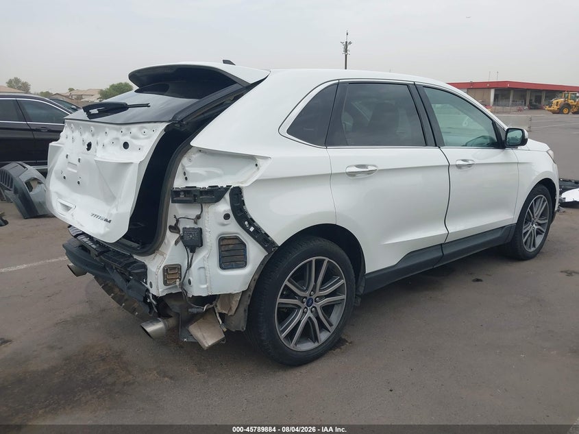 Vin: 2fmpk3k93lbb55789, lot: 46288708, ford edge titanium 20204